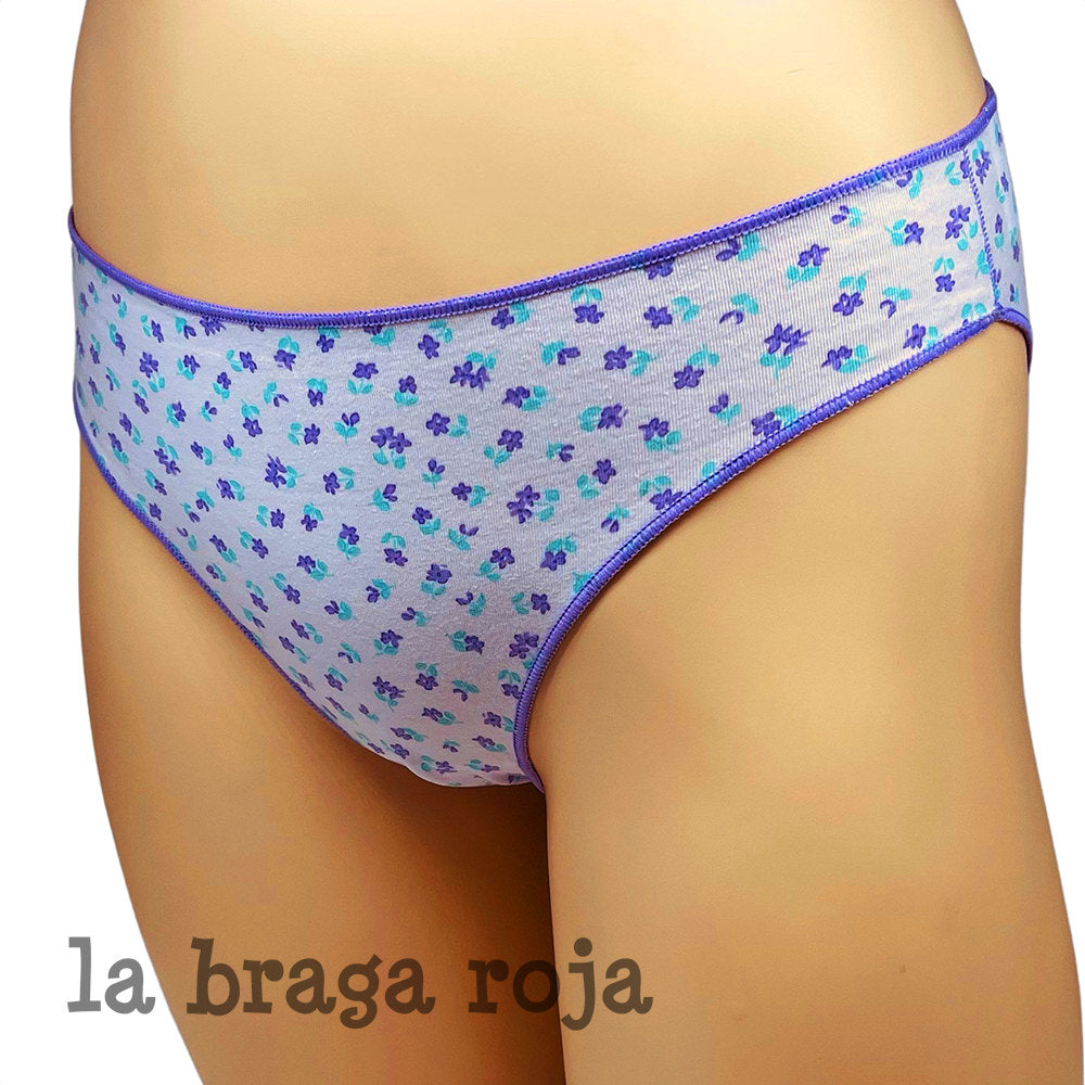 Braguita bikini mujer algodón Naiara. Fabricada en España. – La