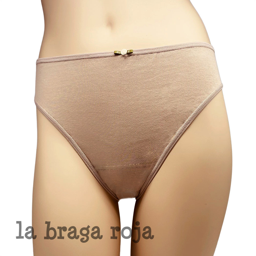 Braguitas Romántica mujer de algodón con encaje Avet Bikini Ref. 3324
