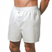 Cargar imagen en el visor de la galería, Boxer clasico tela popelin hombres boxers hombres telas Guasch suelto blanco ropa interior de marca masculina barata calidad blanco
