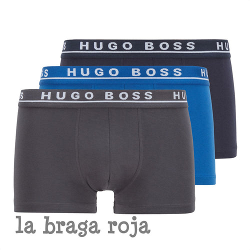 Pack 3 Boxer algodon hombre Hugo Boss underwear