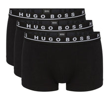 Cargar imagen en el visor de la galería, Pack boxer hombre Hugo Boss Algodon negro HugoBoss barato boxers ropa interior de marca

